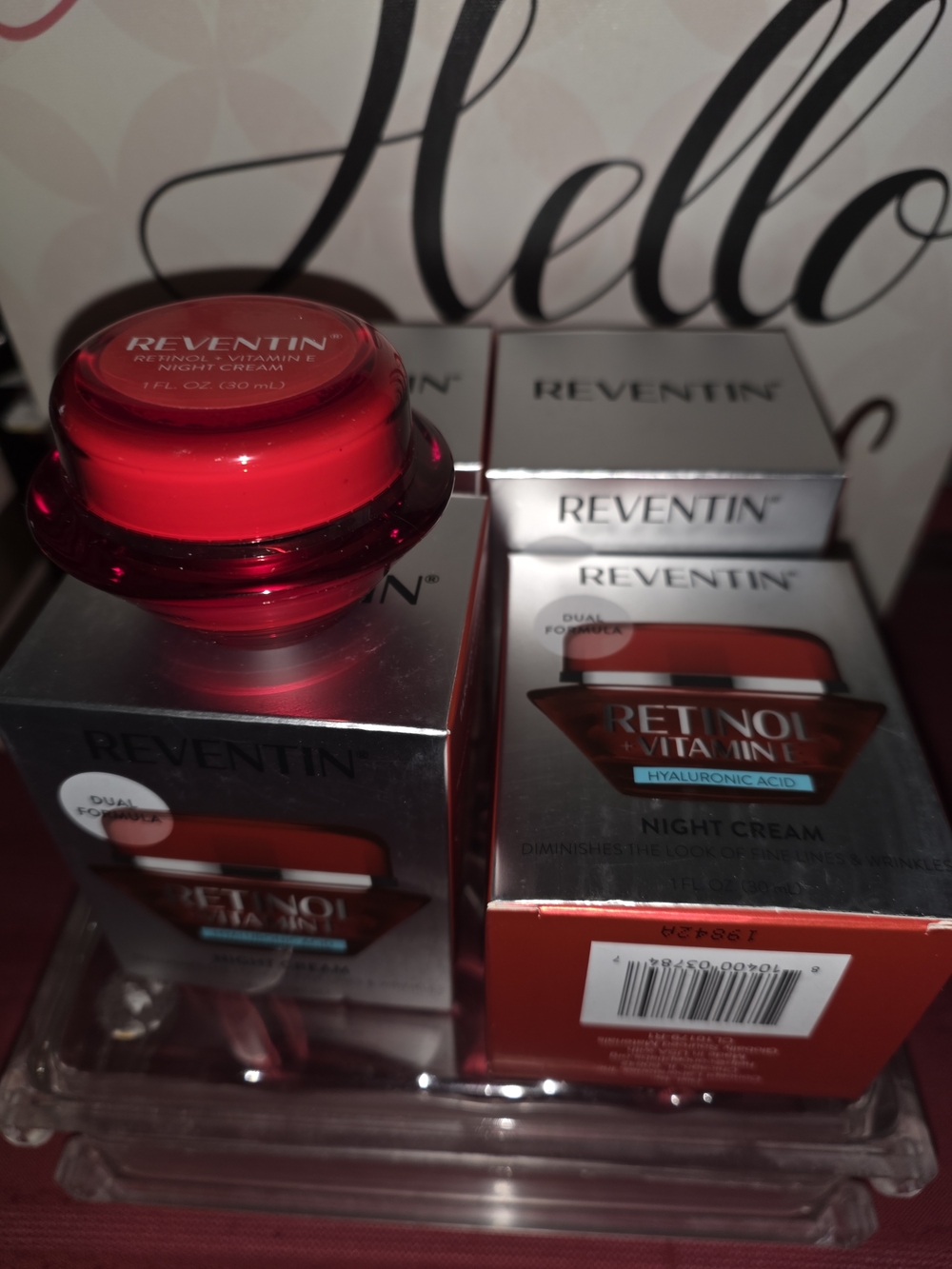 Retinol + Vitamin E Night Cream — Red
